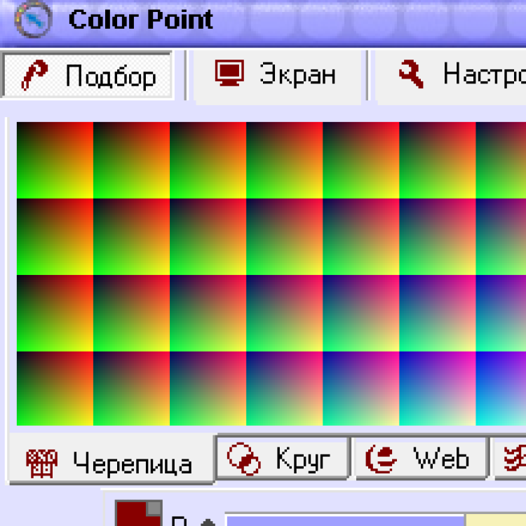 Пойнт цвет. Color point.