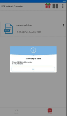 Скриншот приложения PDF to Word Converter - №3