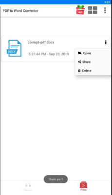 Скриншот приложения PDF to Word Converter - №5