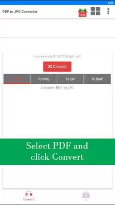 Скриншот приложения PDF to JPG Converter - JPG to PDF Converter - №1