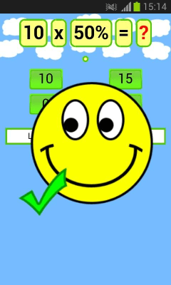 Скриншот приложения Math Percent Game - №2