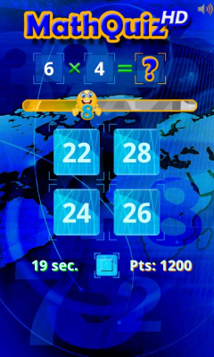 Скриншот приложения Math Quiz HD - №3