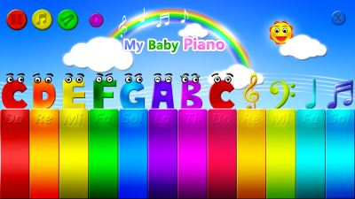 Скриншот приложения My baby piano free - №2