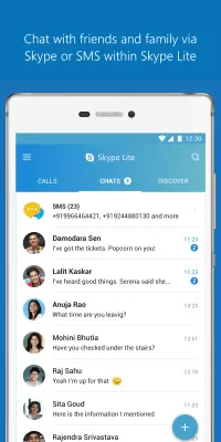 Скриншот приложения Skype Lite - №1