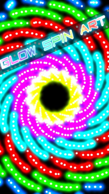 Скриншот приложения Glow Spin Art - №1