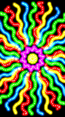 Скриншот приложения Glow Spin Art - №4