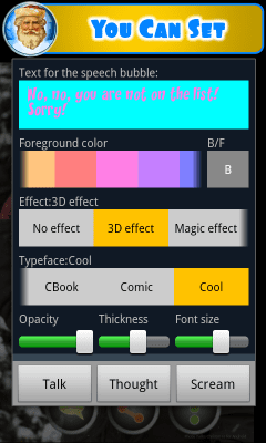 Скриншот приложения Photo talks New Year-Christmas - №7