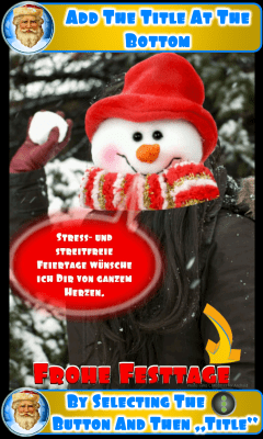 Скриншот приложения Photo talks New Year-Christmas - №8