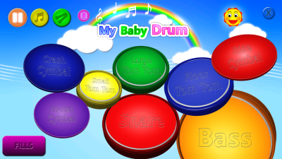 Скриншот приложения My baby Drum free - №5