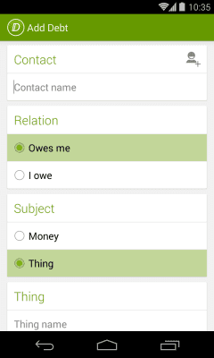 Скриншот приложения Должники - №9