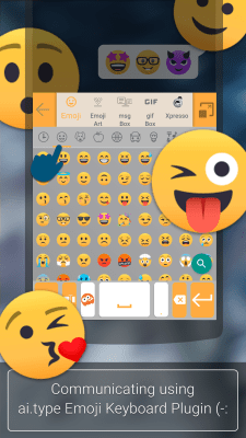 Скриншот приложения ai.type Emoji плагин Keyboard - №2