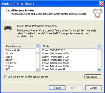 Скриншот приложения Bonjour Print Services for Windows - №2