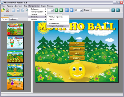 Скриншот приложения Altarsoft PDF Reader - №5
