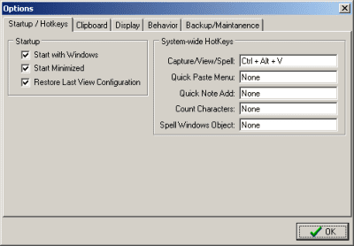 Скриншот приложения Clipboard Help Spell Portable - №6