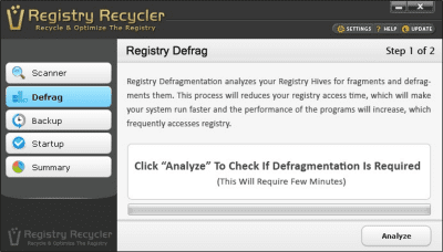 Скриншот приложения Registry Recycler - №2