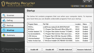 Скриншот приложения Registry Recycler - №4