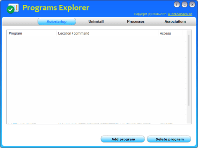 Скриншот приложения Programs Explorer - №1