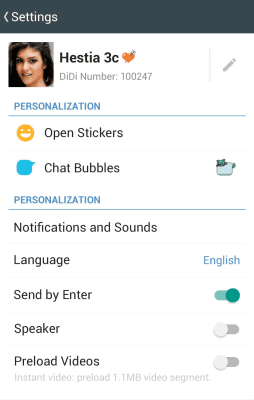 Скриншот приложения Hi - №8