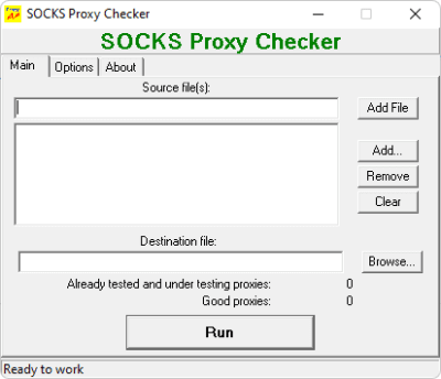 Скриншот приложения SOCKS Proxy Checker - №1