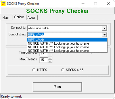 Скриншот приложения SOCKS Proxy Checker - №4