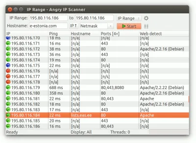 Скриншот приложения Angry IP Scanner - №1