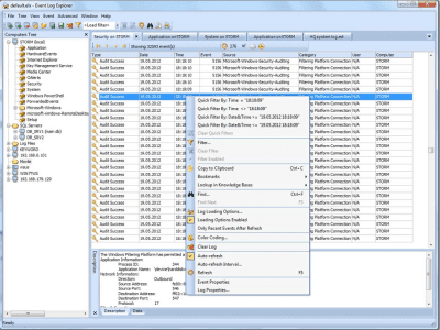 Скриншот приложения Event Log Explorer - №6