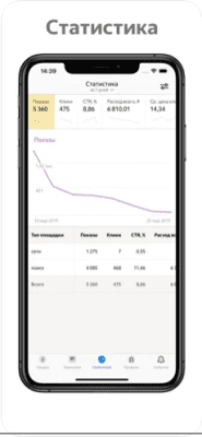 Скриншот приложения Яндекс Директ - №3