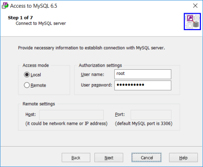 Скриншот приложения Access-to-Mysql - №2