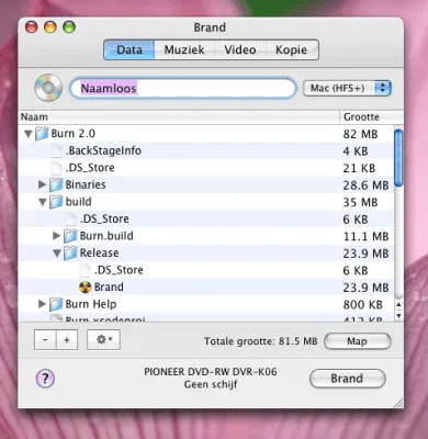 Скриншот приложения Burn for Mac - №6