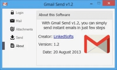 Скриншот приложения Gmail Send - №1