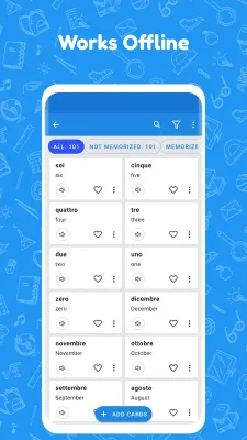 Скриншот приложения Флэшкарты - №4