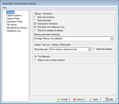 Скриншот приложения Automatic Screenshotter - №4