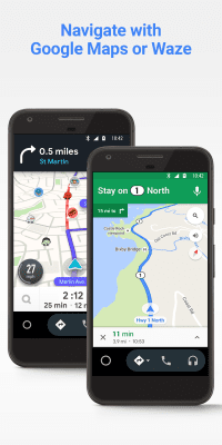 Скриншот приложения Android Auto на телефоне - №2