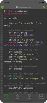 Скриншот приложения C/C++ Program Compiler - №1