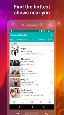 Скриншот приложения Bandsintown Concerts - №4