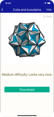 Скриншот приложения ОРИГАМИ 3D - №4