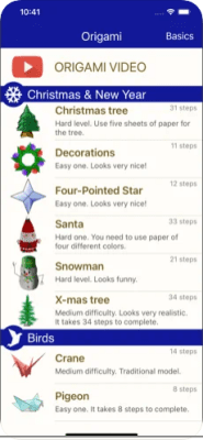 Скриншот приложения ОРИГАМИ 3D - №5
