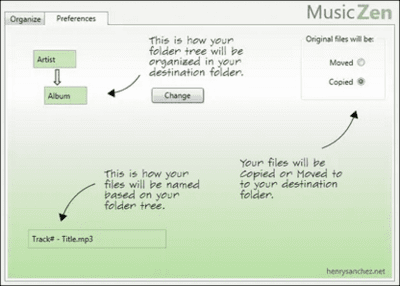 Скриншот приложения MusicZen Portable - №2