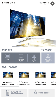 Скриншот приложения SAMSUNG TV & Remote (IR) - №2