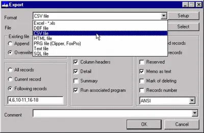 Скриншот приложения CDBF - DBF Viewer and Editor - №3