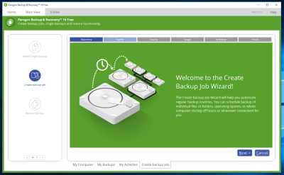 Скриншот приложения Paragon Backup & Recovery Free Edition - №3