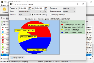 Скриншот приложения AKAMSOFT ФИНАНСЫ - №4