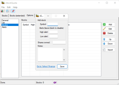 Скриншот приложения sStockQuote - №4