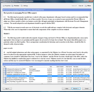 Скриншот приложения Word Recovery - №3