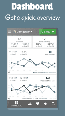 Скриншот приложения Follower Stats for Instagram - №1