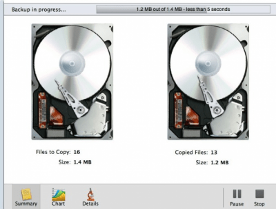Скриншот приложения Personal Backup X6 - №4
