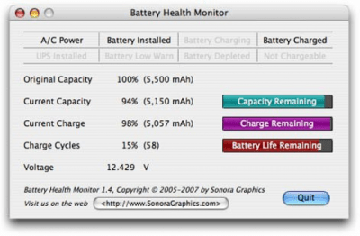 Скриншот приложения Battery Health Monitor - №1