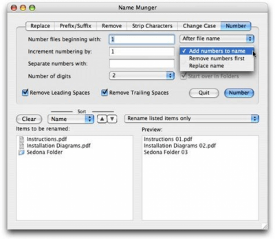 Скриншот приложения Name Munger - №4