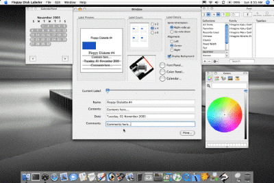 Скриншот приложения Floppy Disk Labeler - №1