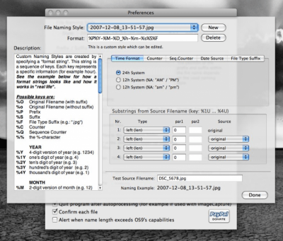 Скриншот приложения ExifRenamer - №3